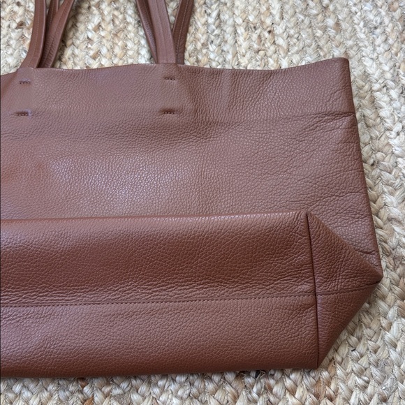 Cuyana Brown Women's Classic Easy Tote Work Bag Double Strap Large - Picture 9 of 12